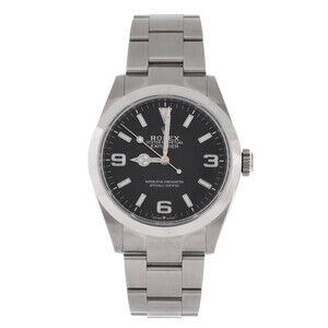 Rolex 40 Oyster Perpetual Explorer Automatic Watch Stainless Steel